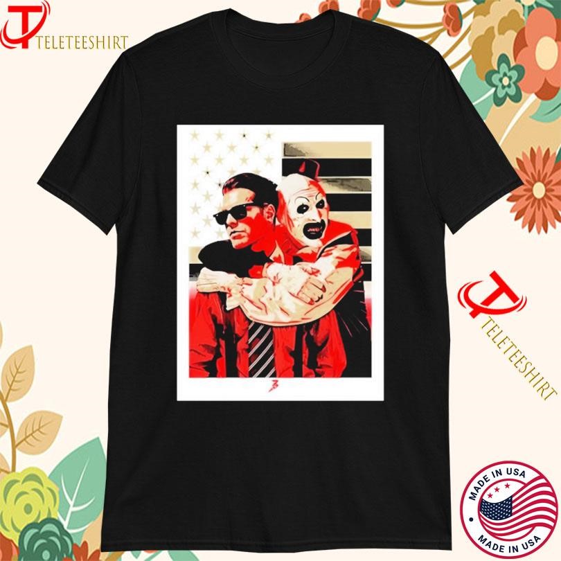 Ice Nine Kills X Terrifier 3 A Work Of Art Embrace T-Shirts  